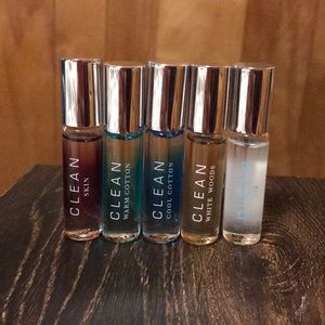 Clean Sample perfumes  5 mL each
